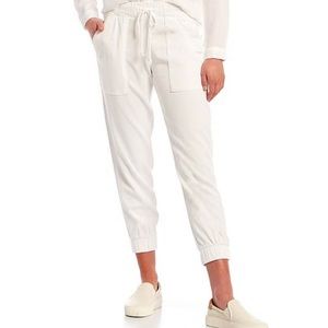 Cloth and Stone Twill Pocket Coordinating Cropped Joggers size medium